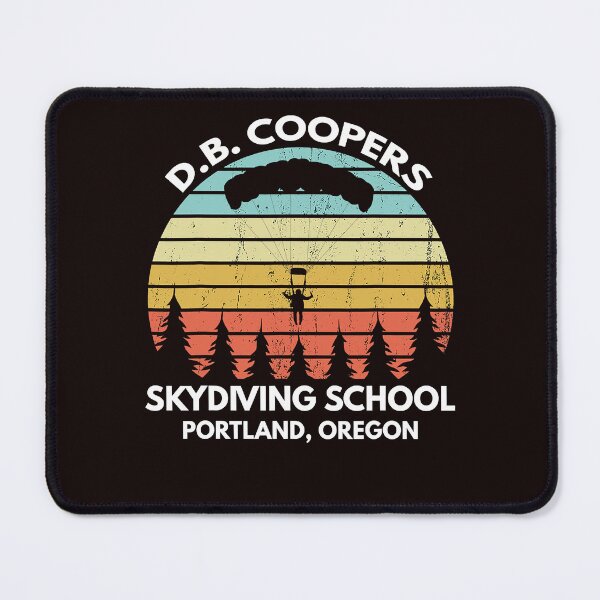 Item preview, D. B. Coopers Skydiving School Portland, Oregon Funny   designed and sold by lhkmmo44.