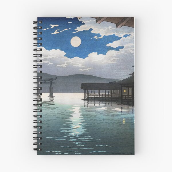 Item preview, Summer Moon at Miyajima by Tsuchiya Koitsu designed and sold by Takeda-art.