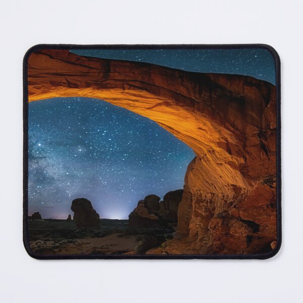 Item preview, Moab's Arches With Stars the most breathtaking geological formations on the planet designed and sold by Rocky Mountain Artistry.