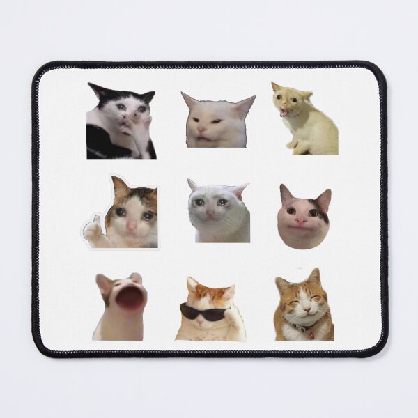 Item preview, STICKER Of PACK Meme Cats Funny designed and sold by AwakenPoWeR.