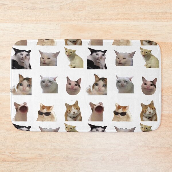 Item preview, STICKER Of PACK Meme Cats Funny designed and sold by AwakenPoWeR.
