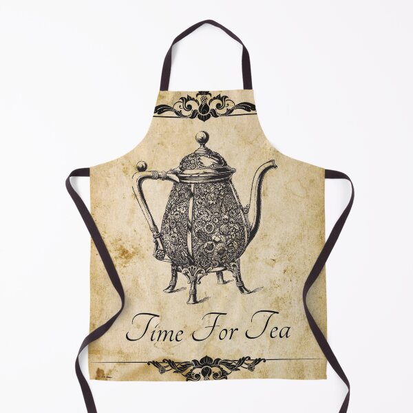 Item preview, Time For Tea Vintage Art Print | Tea-Stained Paper Effect: designed and sold by LifeAndWonder.