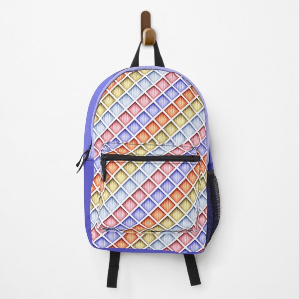 Item preview, 3d Geometric Pattern, Rhombic  Motif, Rainbow Coloring designed and sold by lissantee.