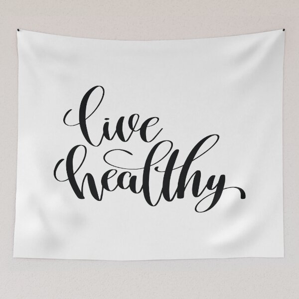 Item preview, Live Healthy designed and sold by FiveNiches.