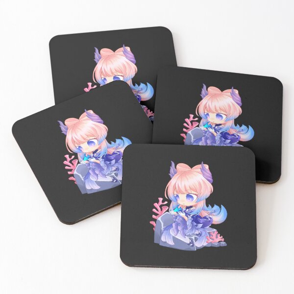 Item preview, Sangonomiya Kokomi Chibi Sticker designed and sold by Lemed36tea.