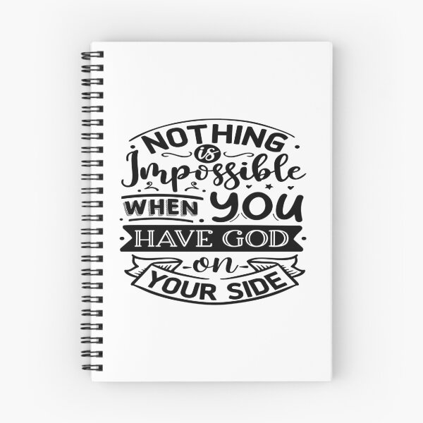 Item preview, NADA ES IMPOSIBLE CUANDO TIENES A DIOS DE TU LADO designed and sold by KatisDesign.