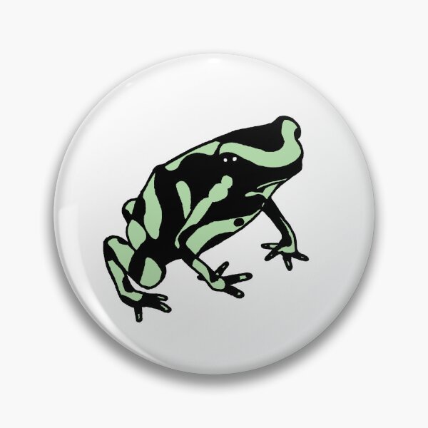 Item preview, Green and Black Poison Dart Frog designed and sold by offwithhismask.
