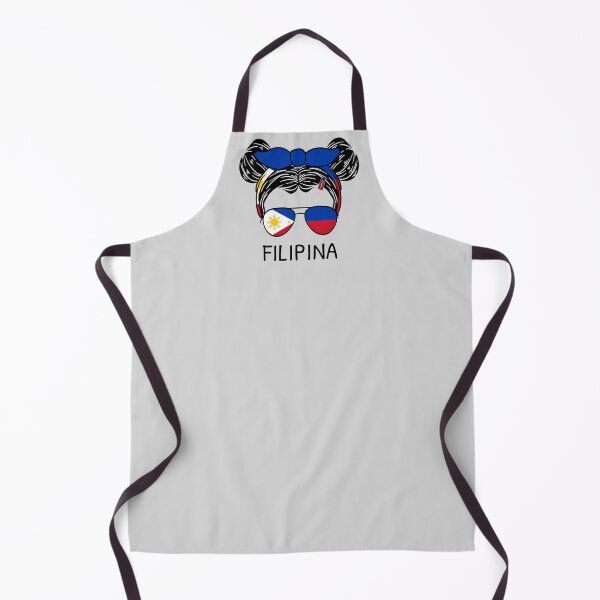 Item preview, Philippines Flag - Filipino Girl Filipina With Messy Buns I designed and sold by Lemon Pepper.