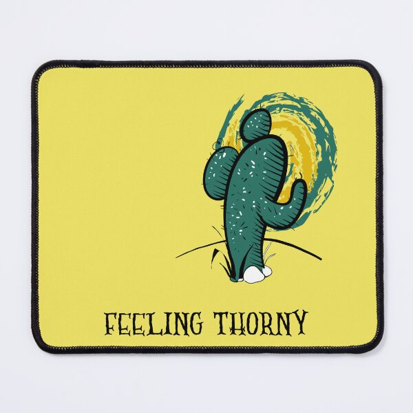 Item preview, Feeling Thorny. Cactus In Desert For Bad Mood Days designed and sold by Rebel-Design.
