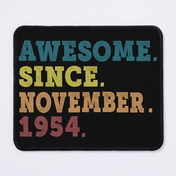 Item preview, Awesome Since November 1954 Retro Vintage 68th Birthday Gift designed and sold by designbychow.