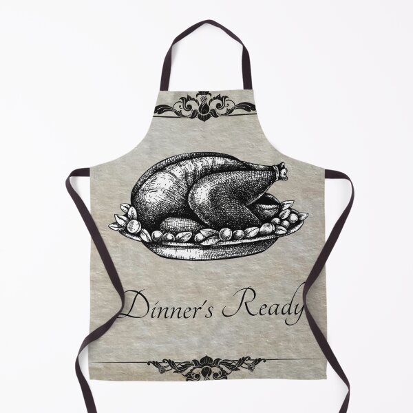 Item preview, Dinner's Ready Vintage Art Print | Ivory Paper Effect: designed and sold by LifeAndWonder.
