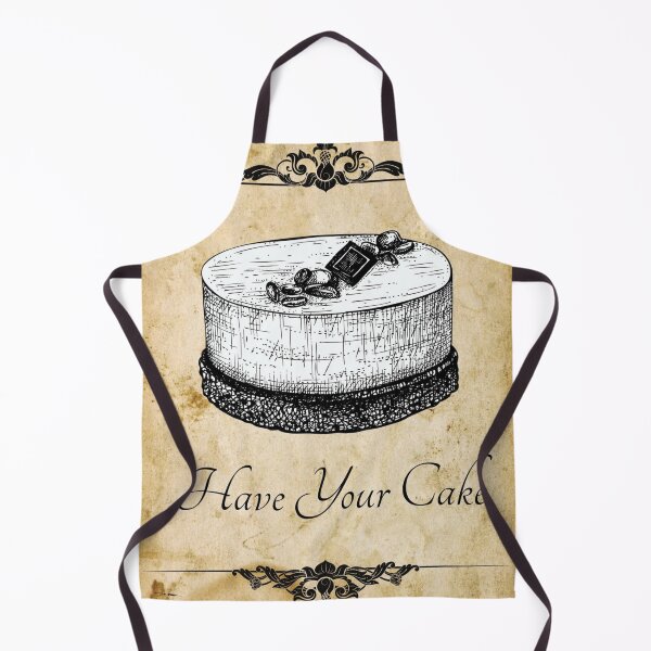 Item preview, Have Your Cake Vintage Art Print | Tea-Stained Paper Effect: designed and sold by LifeAndWonder.