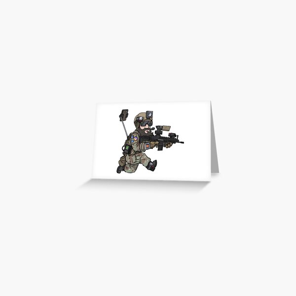 The social airsofter Greeting Card
