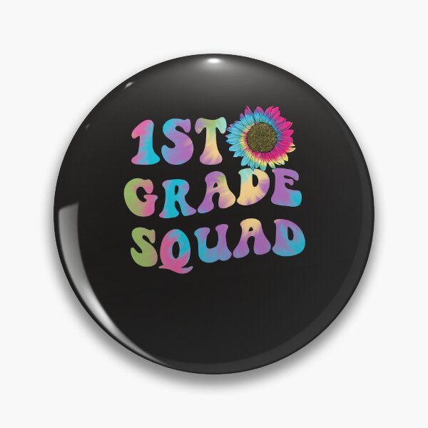 Item preview, 1St Grade Squad Teacher Black to School Tie Dye Letter Print T-Shirt  designed and sold by AUAINO.