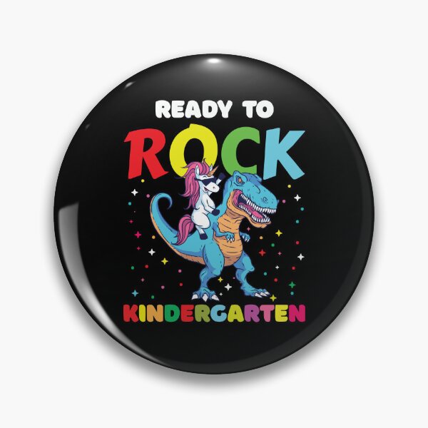 Item preview, Ready To Rock Kindergarten Dinosaur Back to School Boy designed and sold by MoMasry.
