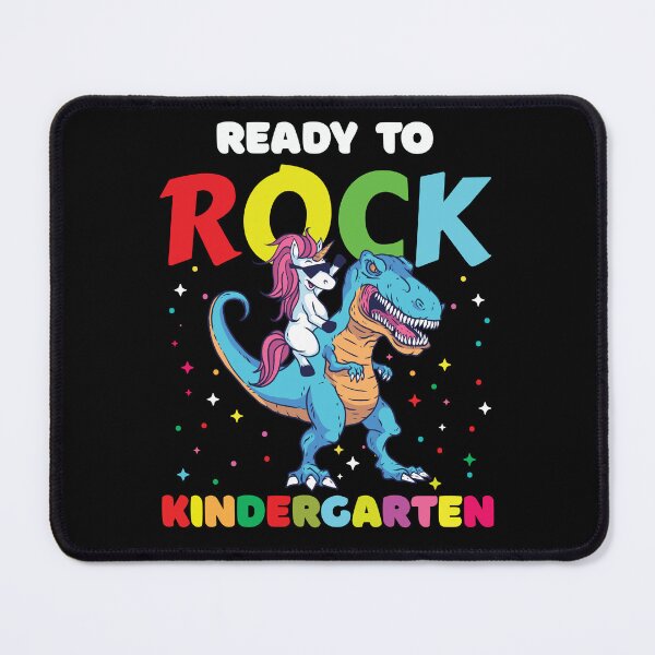 Item preview, Ready To Rock Kindergarten Dinosaur Back to School Boy designed and sold by MoMasry.