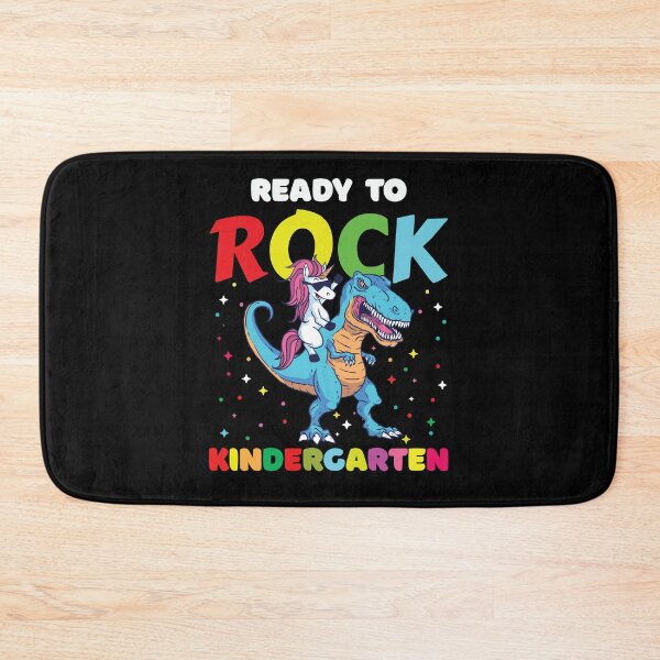 Item preview, Ready To Rock Kindergarten Dinosaur Back to School Boy designed and sold by MoMasry.