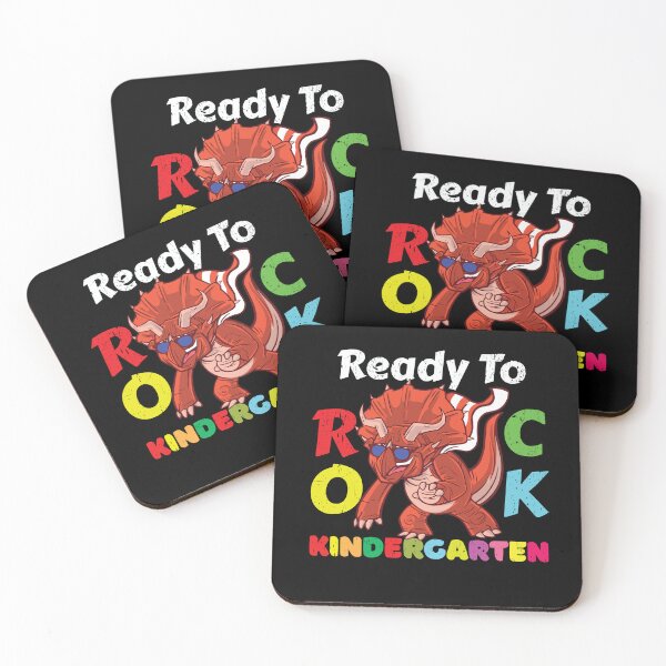 Item preview, Ready To Rock Kindergarten Dinosaur Back to School Boy designed and sold by MoMasry.