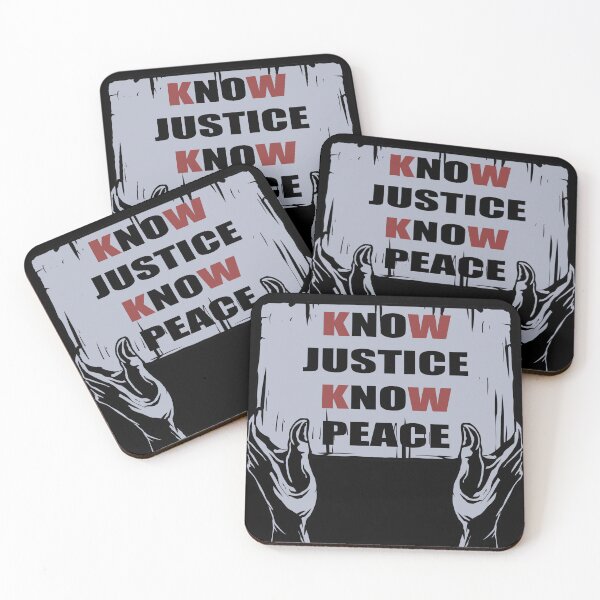 Item preview, kNOw JUSTICE kNOw PEACE designed and sold by Dimensiluar.