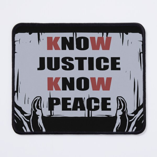 Item preview, kNOw JUSTICE kNOw PEACE designed and sold by Dimensiluar.
