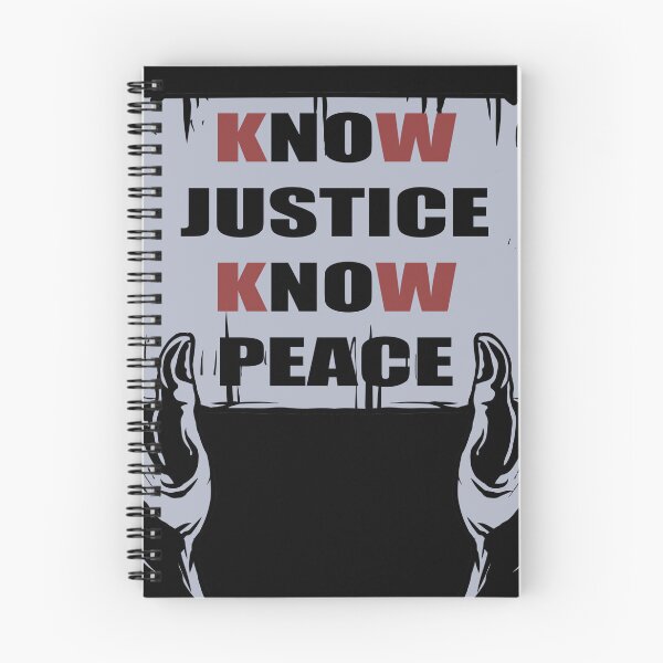 Item preview, kNOw JUSTICE kNOw PEACE designed and sold by Dimensiluar.