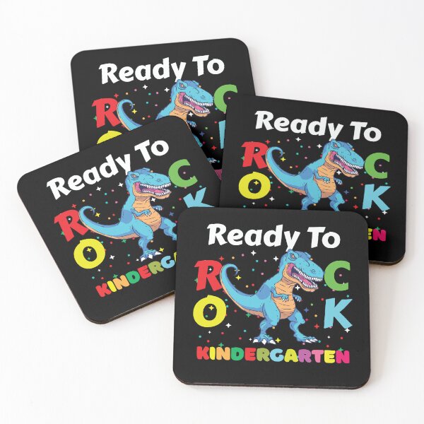 Item preview, Ready To Rock Kindergarten Dinosaur Back to School Boy designed and sold by MoMasry.