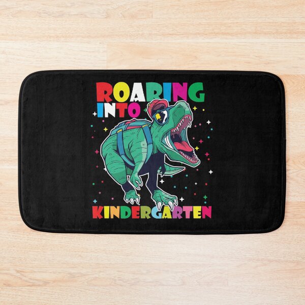 Item preview, Roaring Into Kindergarten Dinosaur T Rex Back to School  designed and sold by MoMasry.