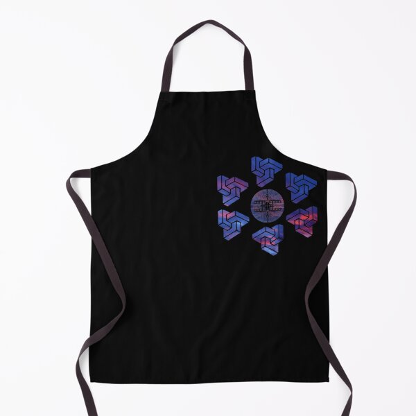 Item preview, Dark Red Blue Sky Cuboid Alignment designed and sold by createVisions.