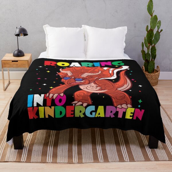 Item preview, Roaring Into Kindergarten Dinosaur T Rex Back to School designed and sold by MoMasry.