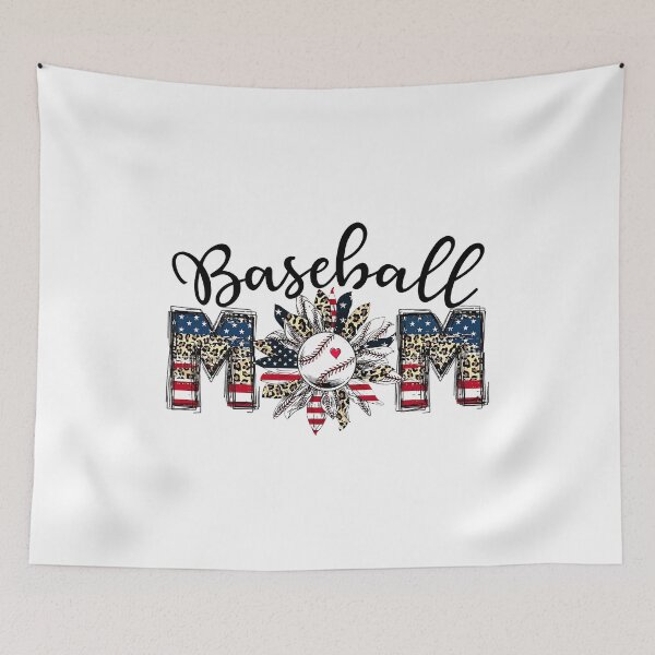 Artikelvorschau, Frauen der Baseball-Mutter-Leopard-Sonnenblume US-Flaggen-Muttertag entworfen und verkauft von MichelSorour.