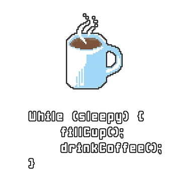 Artwork thumbnail, Coffee coder by FirstRadiant