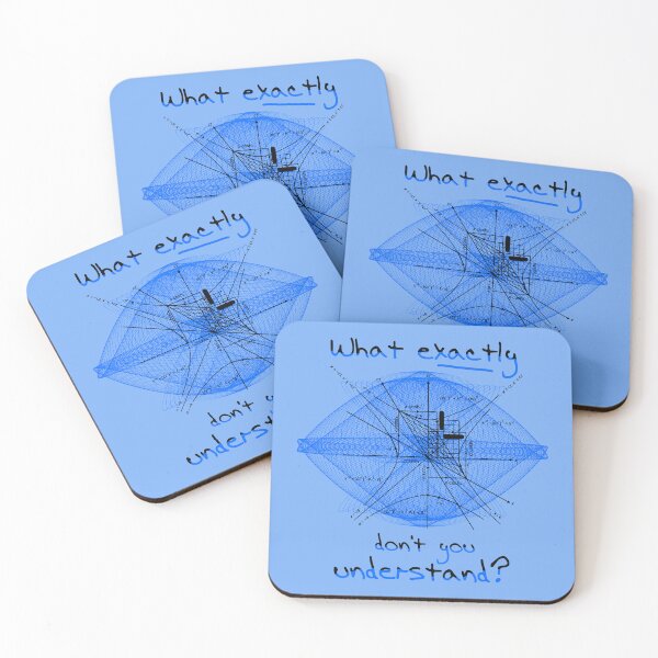 Item preview, What exactly don't you understand? (blue & black) designed and sold by SolidEarthArt.