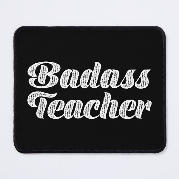 Item preview, Badass Teacher Typography designed and sold by Whimsical  Thinker.