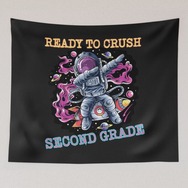 Item preview, Ready To Crush Second Grade Back To School Dabbing Astronaut designed and sold by AlbredaAE.
