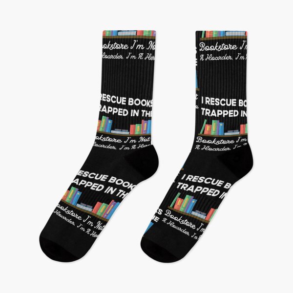 Item preview,  I Rescue Books Trapped In The Bookstore I'm Not A Hoarder designed and sold by Ela-Designer.