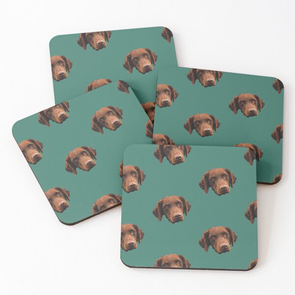 Item preview, Curly-Coated Retriever designed and sold by SarasaurusArt.
