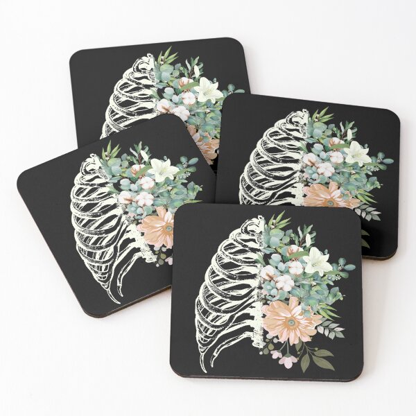 Item preview, Floral human rib cage, ribcage designed and sold by Preslava Genova.