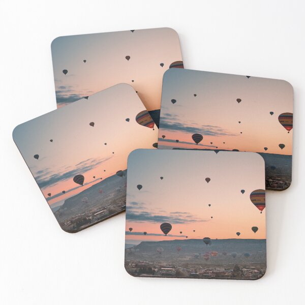 Item preview, beautiful Hot Air Balloons Flying  designed and sold by Asombrosa.
