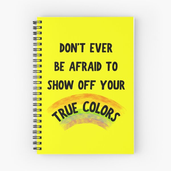 Item preview, Don't Ever Be Afraid To Show Off Your True Colors Transparent Rainbow In Yellow designed and sold by LuckyKermit.