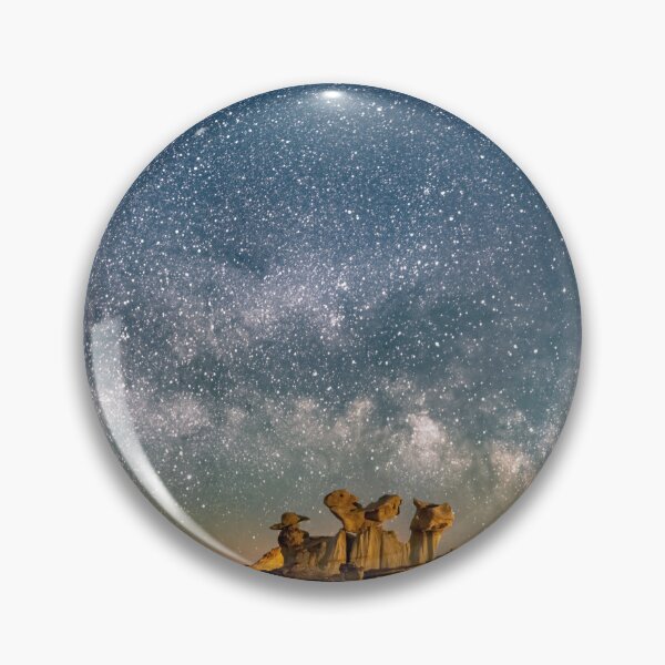 Item preview, Panorama Under the New Mexico Starry Night, Bisti Badlands Hoodoos  designed and sold by Rocky Mountain Artistry.