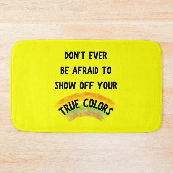 Item preview, Don't Ever Be Afraid To Show Off Your True Colors Transparent Rainbow In Yellow designed and sold by LuckyKermit.