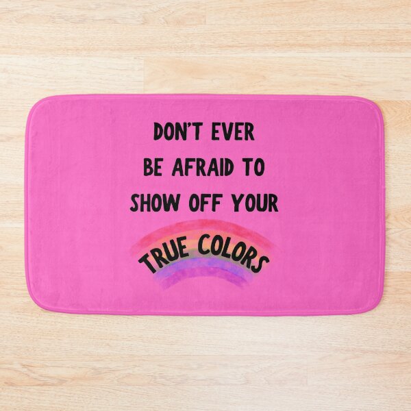 Item preview, Don't Ever Be Afraid To Show Off Your True Colors Transparent Rainbow In Pink designed and sold by LuckyKermit.