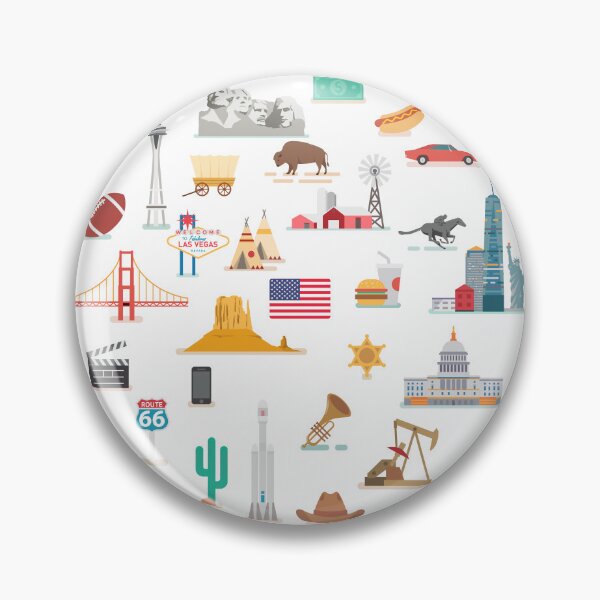 Item preview, USA Landmarks designed and sold by Antikwar.