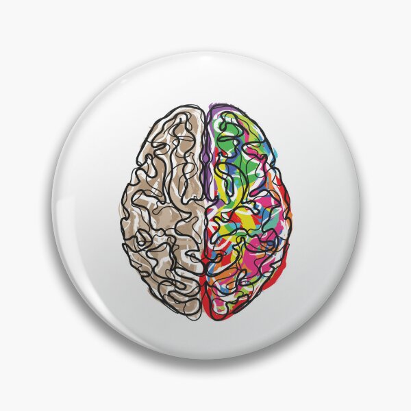 Item preview, Colorful Brain Art Teacher Artist Painter teacher brain lover designed and sold by MoMasry.