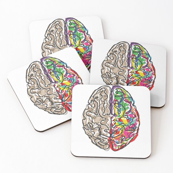 Item preview, Colorful Brain Art Teacher Artist Painter teacher brain lover designed and sold by MoMasry.