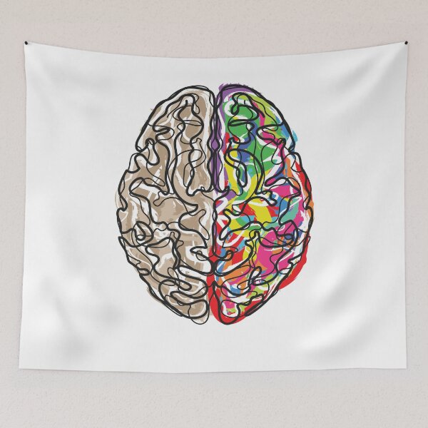 Item preview, Colorful Brain Art Teacher Artist Painter teacher brain lover designed and sold by MoMasry.