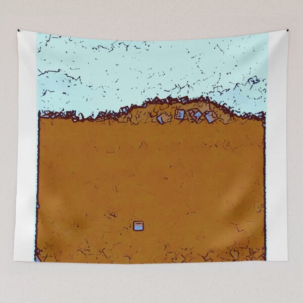 Item preview, Cubist landscape with scandinavian feel designed and sold by Fuzzyart1977.