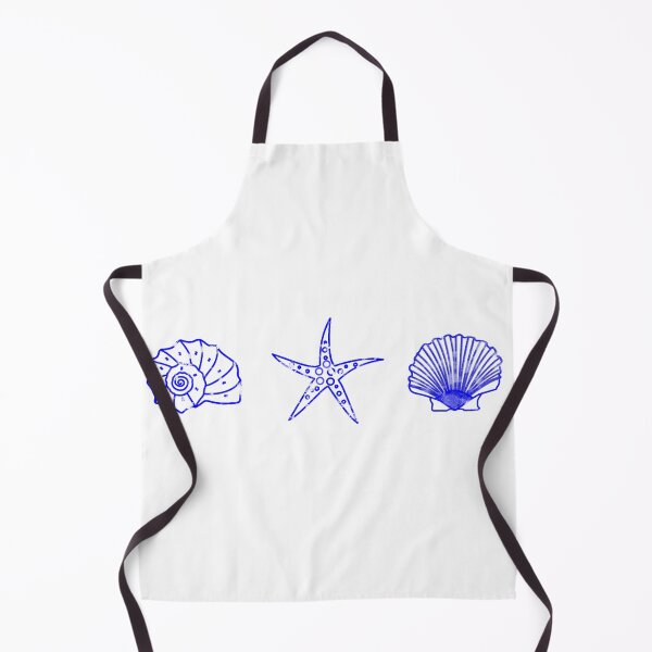 Item preview, Sea shells in blue color  designed and sold by VeganGuitarizm.