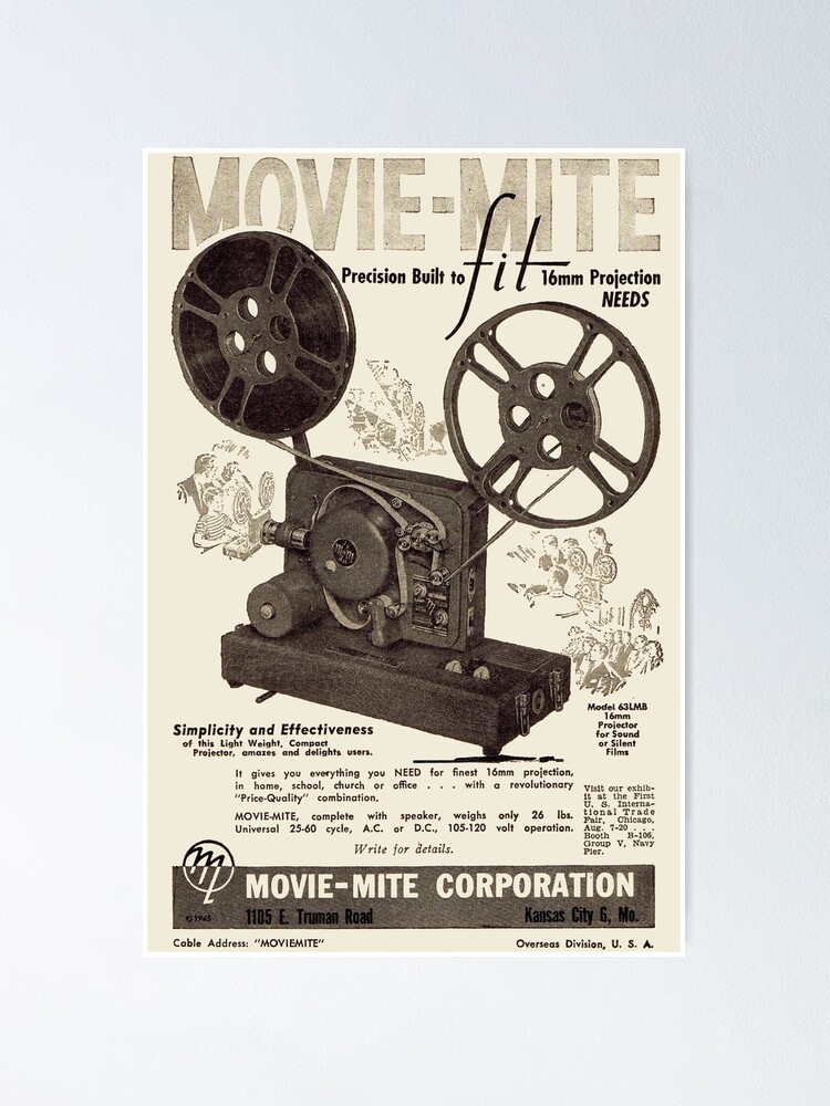 Vintage Movie Projector Art: Canvas Prints, Frames & Posters