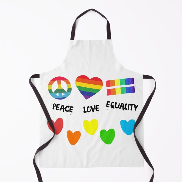 Item preview, Peace Love Equality Colorful Hearts designed and sold by LuckyKermit.